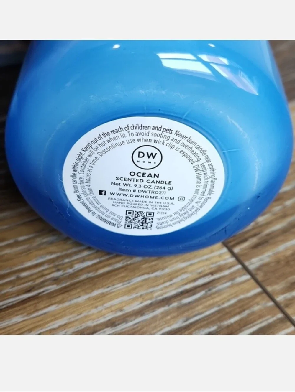 NWT DW Home Scented Candle Ocean
